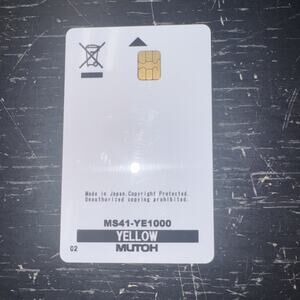 MUTOH INK Smart Chip Card Ms41- Yellow